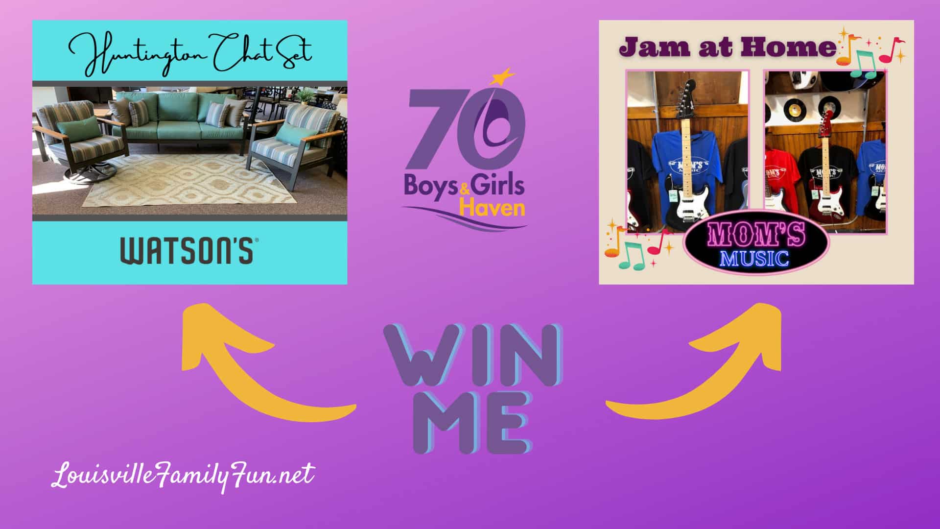 Win Big For Foster Kids Enter The Boys Girls Haven Raffle Louisville Family Fun - Watsons Outdoor Furniture Louisville Ky