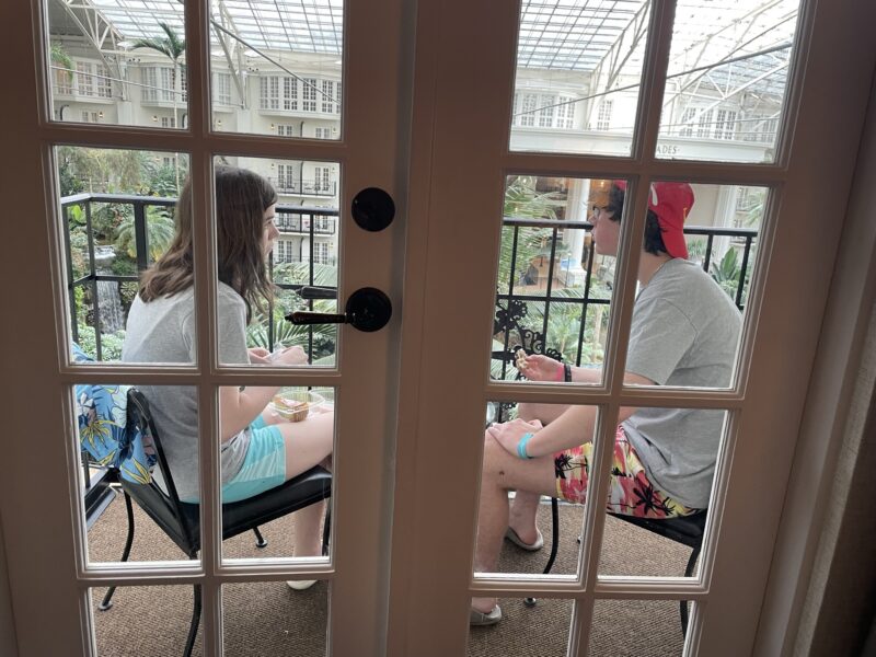 Opryland with teens